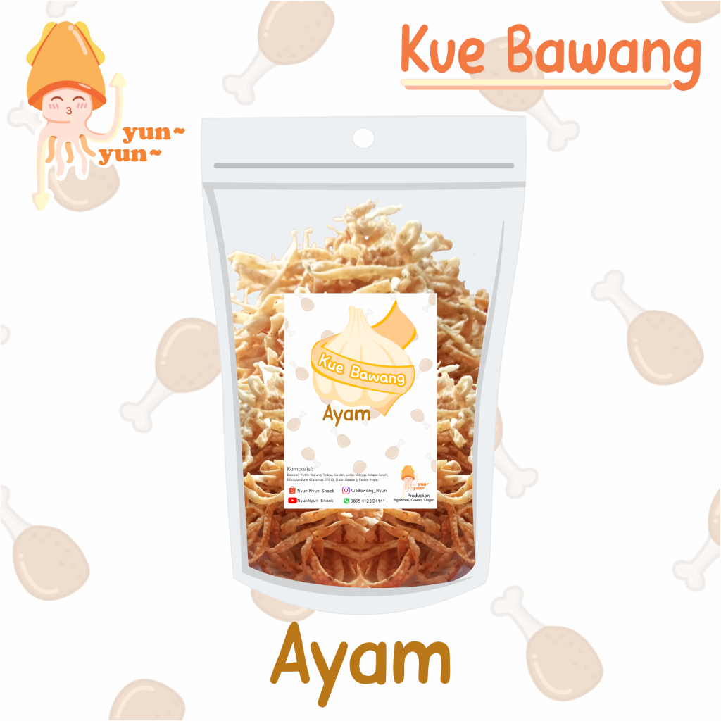 

Rasa Ayam - Snack Kue Bawang Nyun-Nyun
