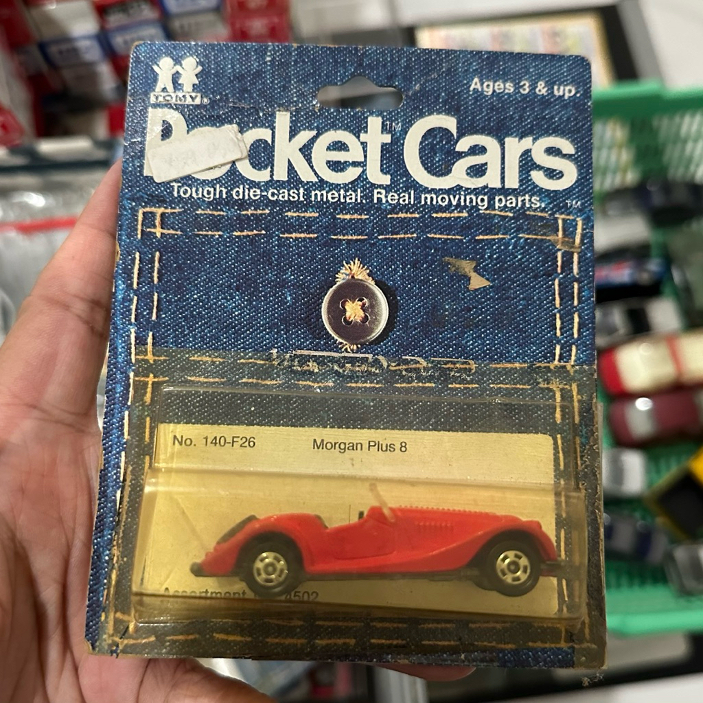 Tomica Pocket Cars ~ Morgan Plus 8 (Made in Japan)