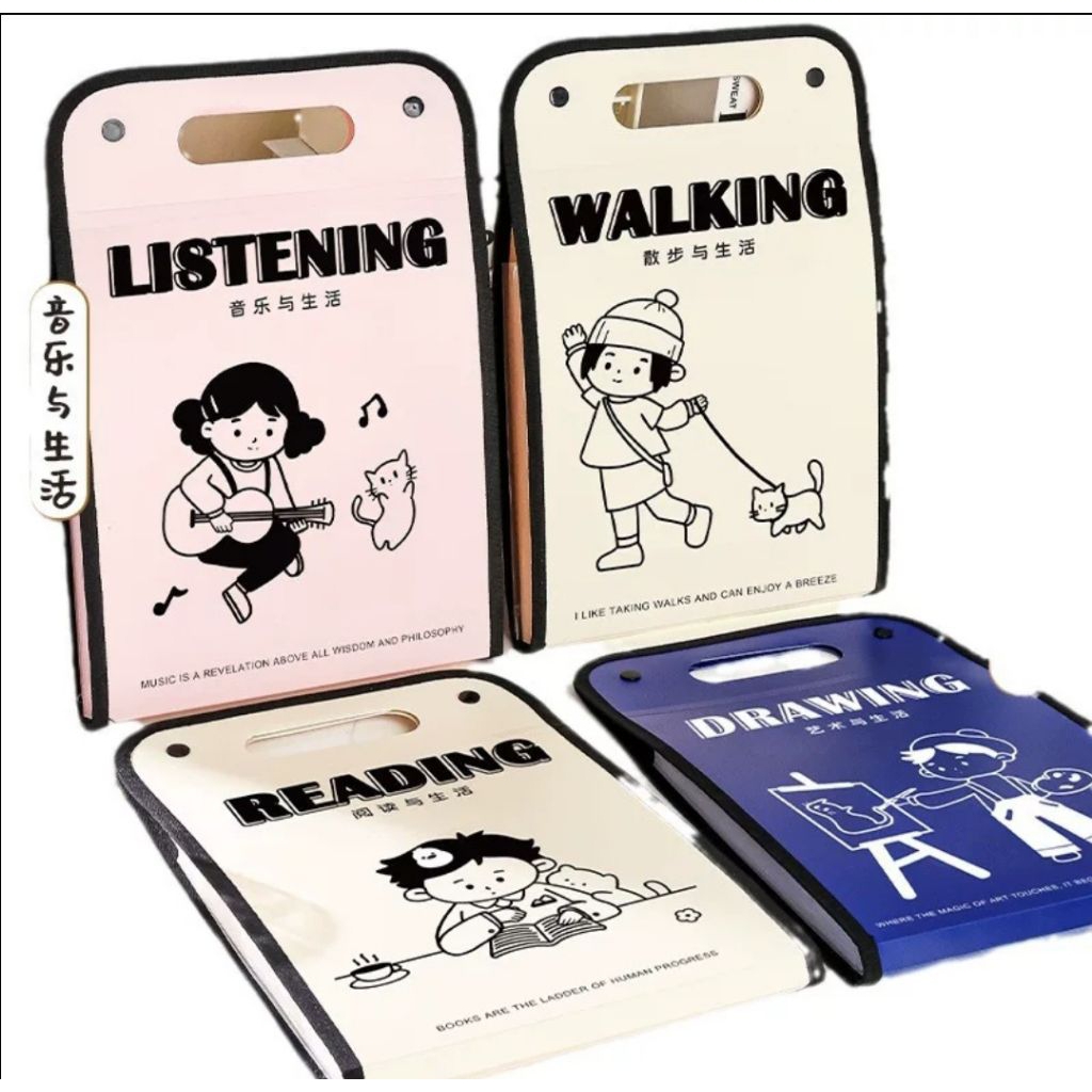 

SN ACC Organizer kertas capybara, Map kertas, Dokumen Keeper slot handle, Folder Map