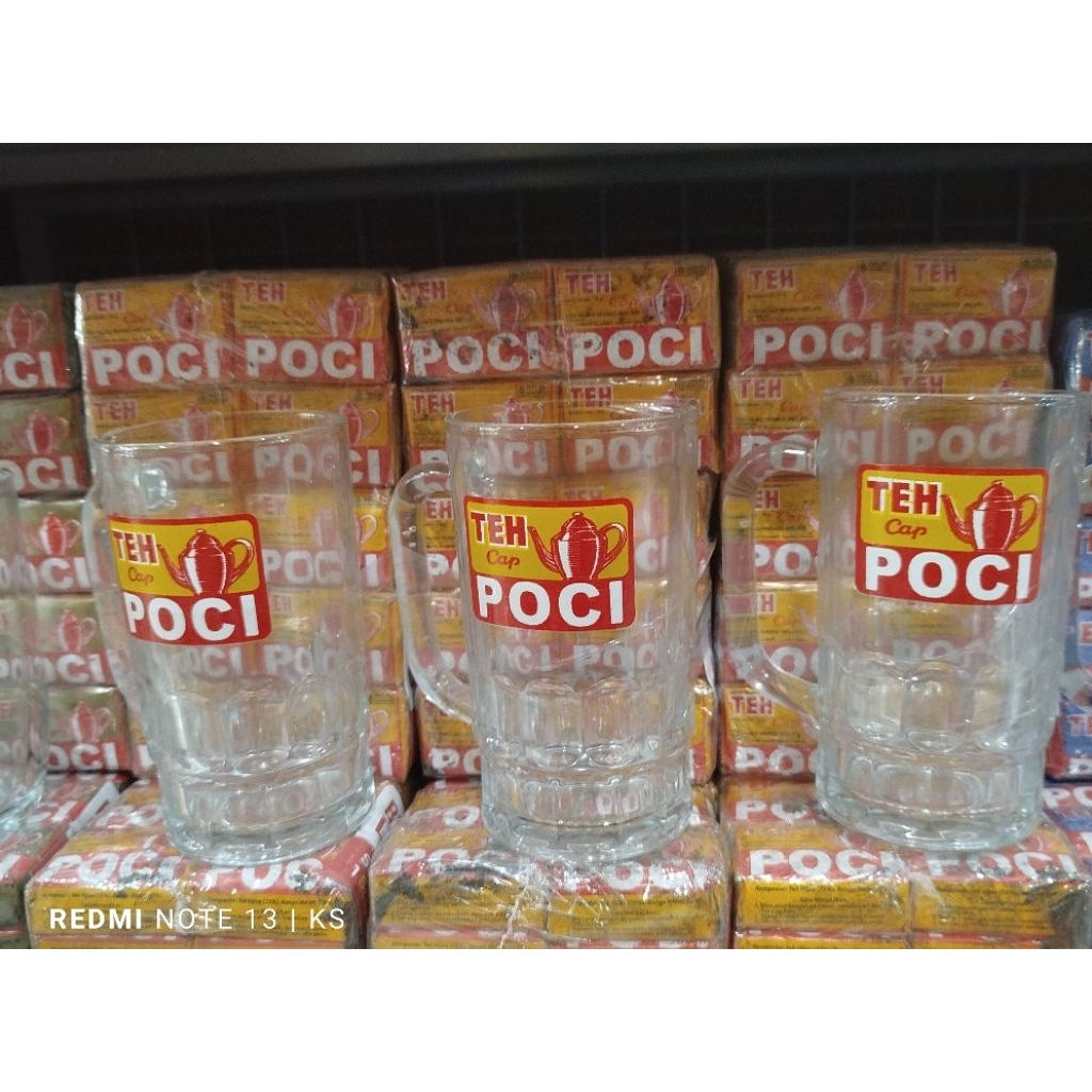 

Teh poci kuning 50 pcs free gelas / teh tubruk