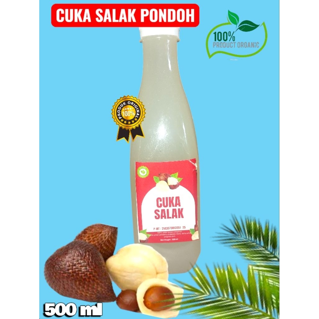

Cuka Salak Pondoh Organik 500ml