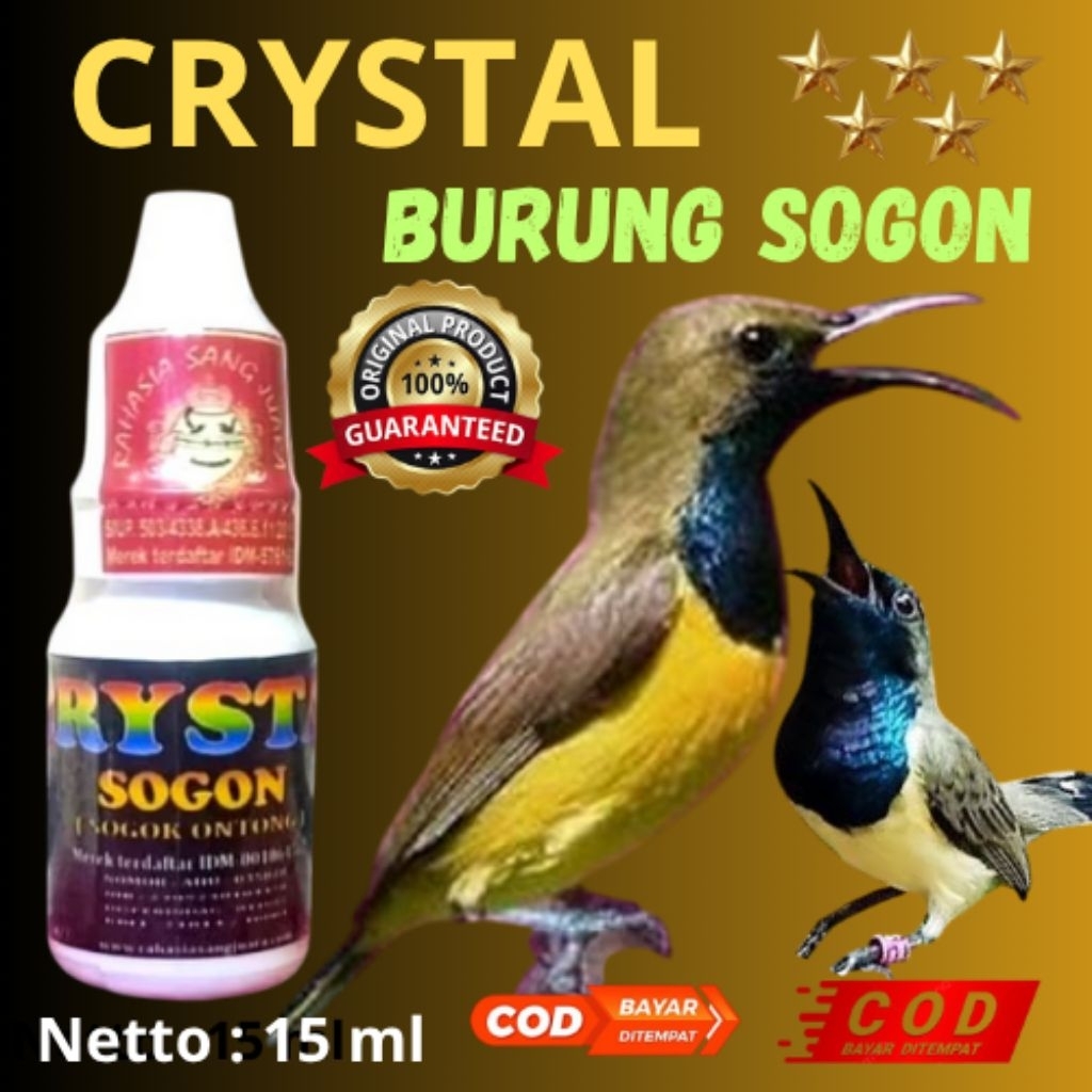 CRYSTAL VITAMIN UNTUK BURUNG SOGON