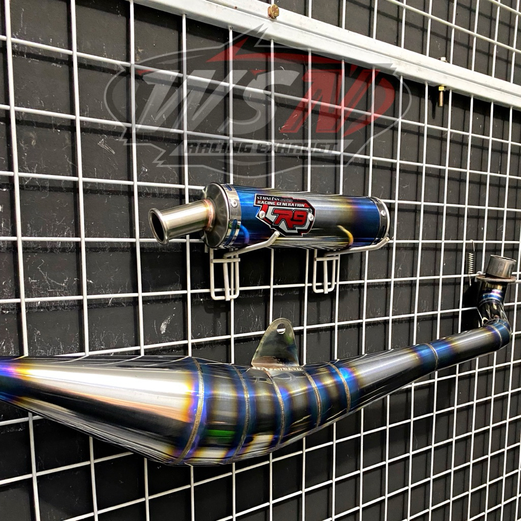 KNALPOT FIZ R SAMPING R9 GENERATION TITANIUM SERIES