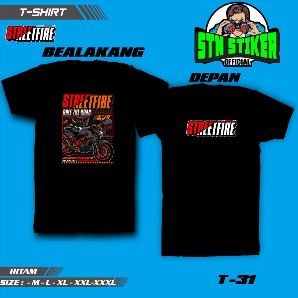 KAOS CB 150 R.03 New Promo T-Shirt / Kaos Oblong / Kaos Distro /Kaos CB 150 R.03 /Full cotton 30s DE