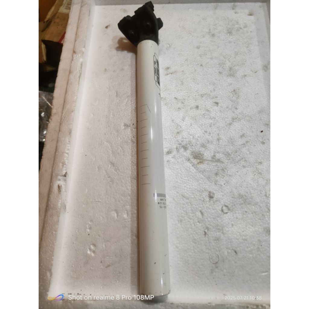 Seatpost FSA SL-250 White 31.6x350mm