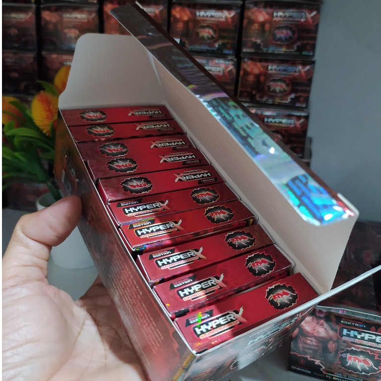 

[ 1 BOX ] isi 20 Kapsul Madu Bubuk Herbal Hyperx Kemasan FULLPACK