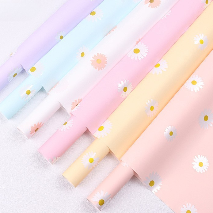 

Flower Wrapping Paper Daisy Bunga Flower Korea Kertas Buket Bunga Florist Cellophane