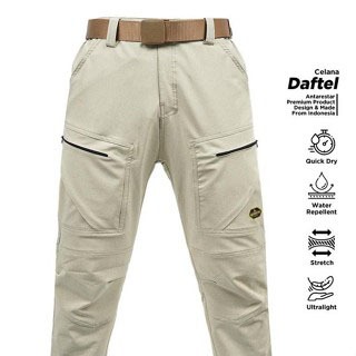 Antarestar Store - Celana Gunung Panjang Daftel Celana Gunung Sport Pria Wanita Free Sabuk X-Ray