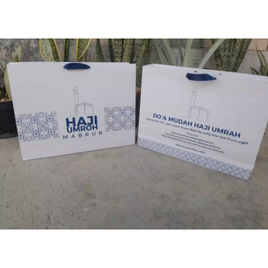 

paper bag custom untuk kebutuhan acara haji