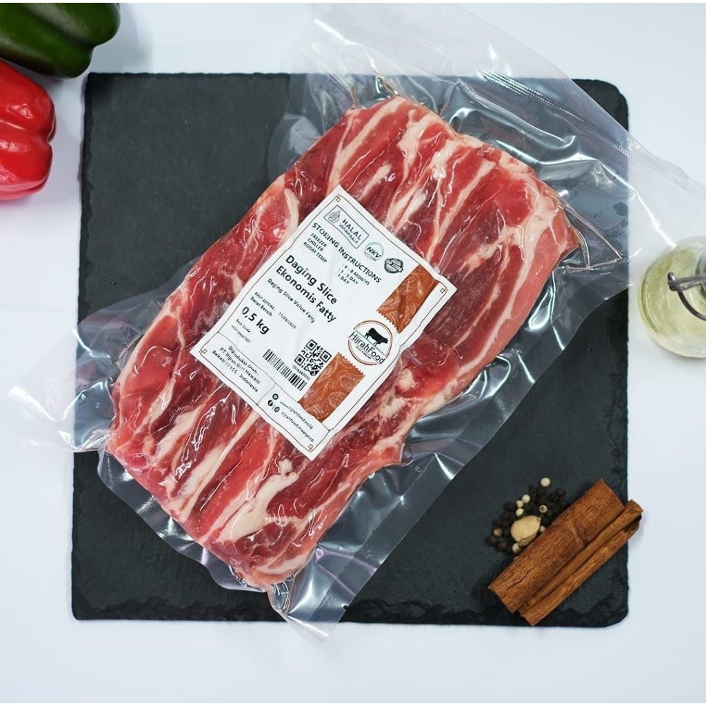 

Hijrah beef slice 500gr