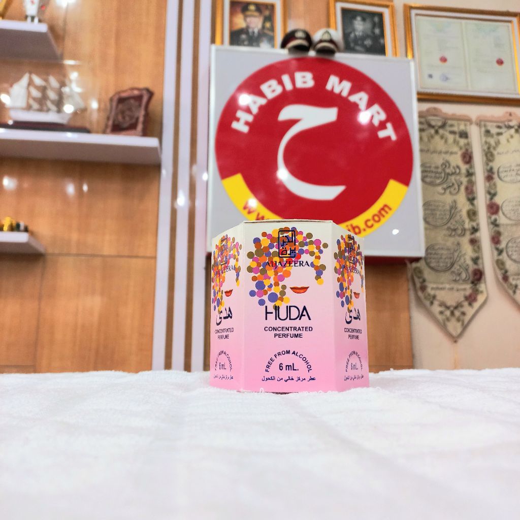 Parfum Al Jazeera Huda | Parfum Arab Roll On 6ml | Non Alkohol & Wangi Segar Manis