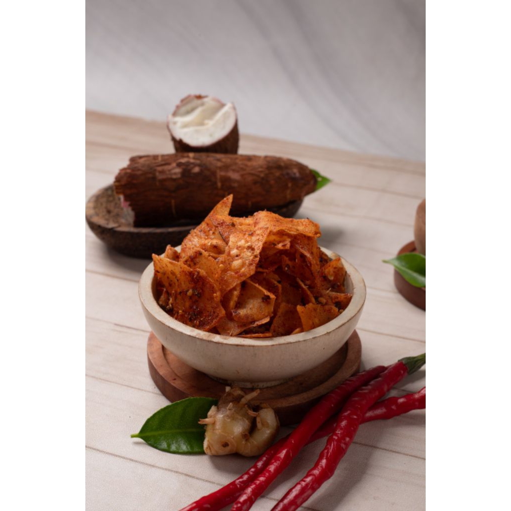 

Keripik Singkong Pedas Cikruh 500gr