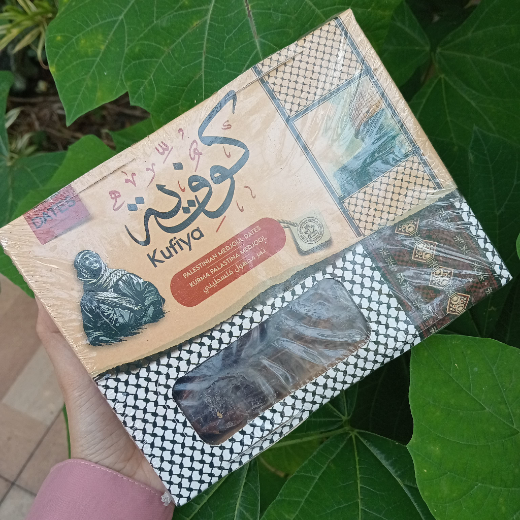

Kufiya Kurma Palestina Medjool Original Asli Jumbo Premium DIY