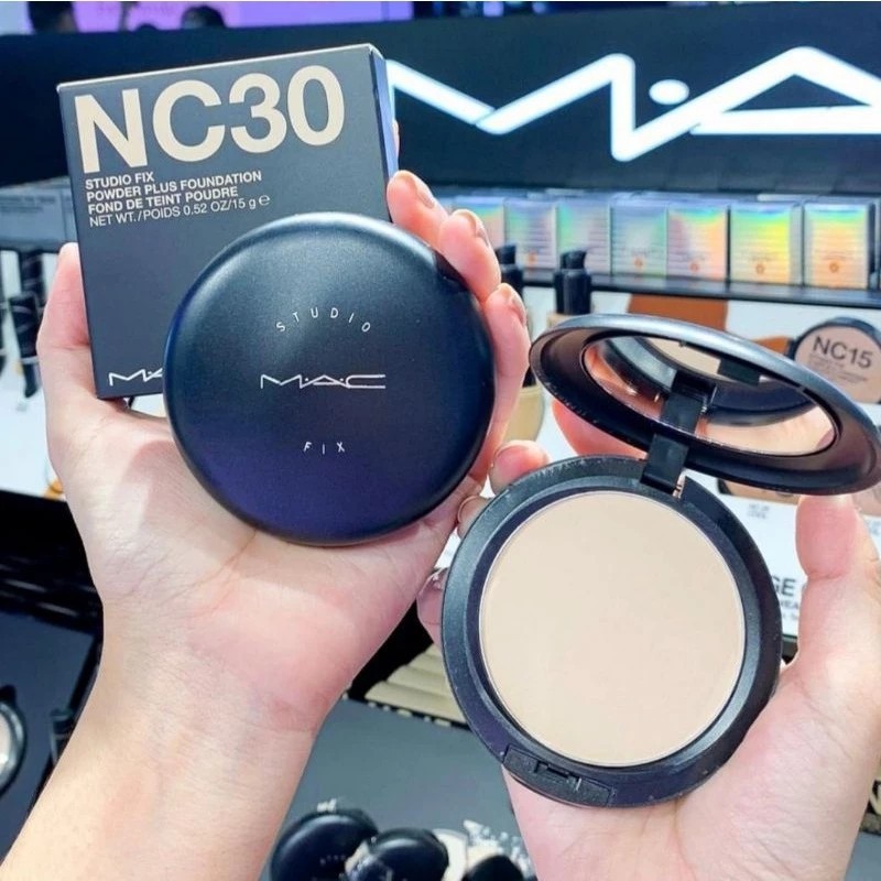 MAC Studio Fix Powder Plus Foundation 15g NC20/NC25/NC30/ Bedak Padat
