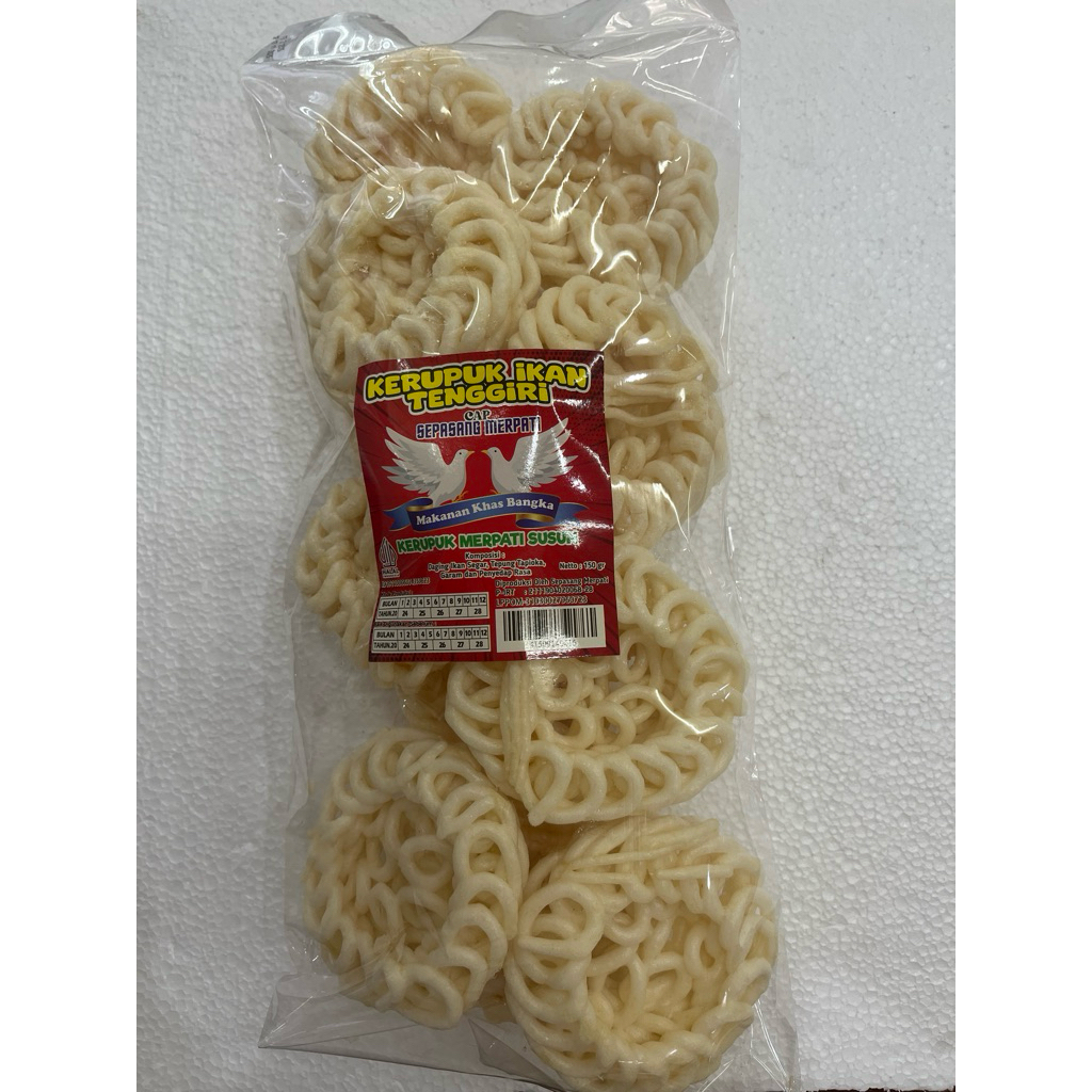 

Krupuk cetak rasa ikan tenggiri merk merpati