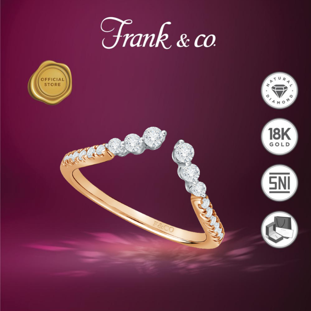 Frank & co. Flare ring / cincin wanita