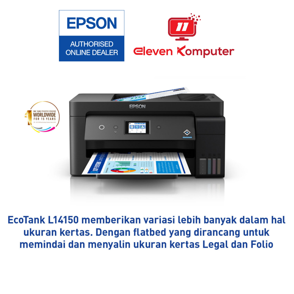 Epson Printer L14150 A3+  EcoTank WiFi Duplex