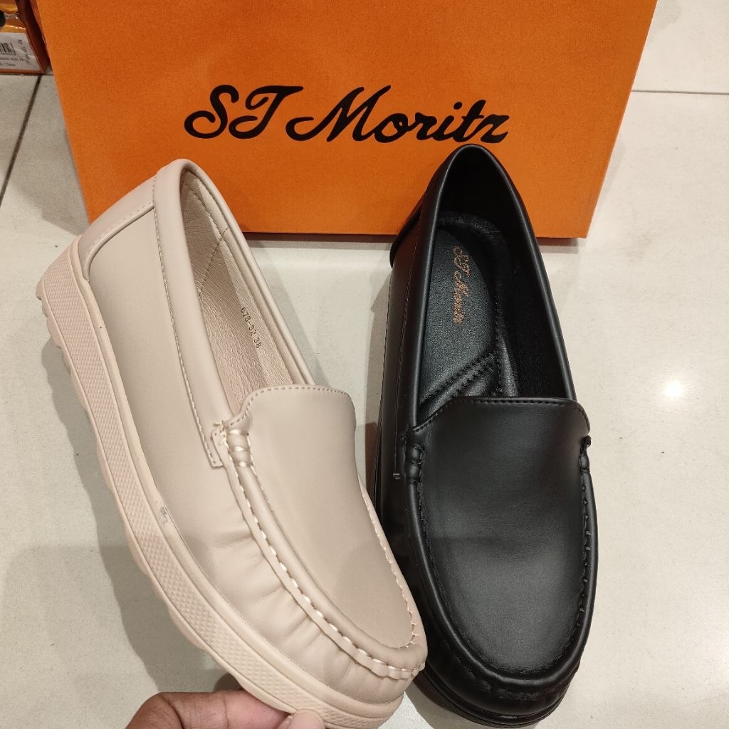 Sepatu Slip On wanita Wedges St.moritz