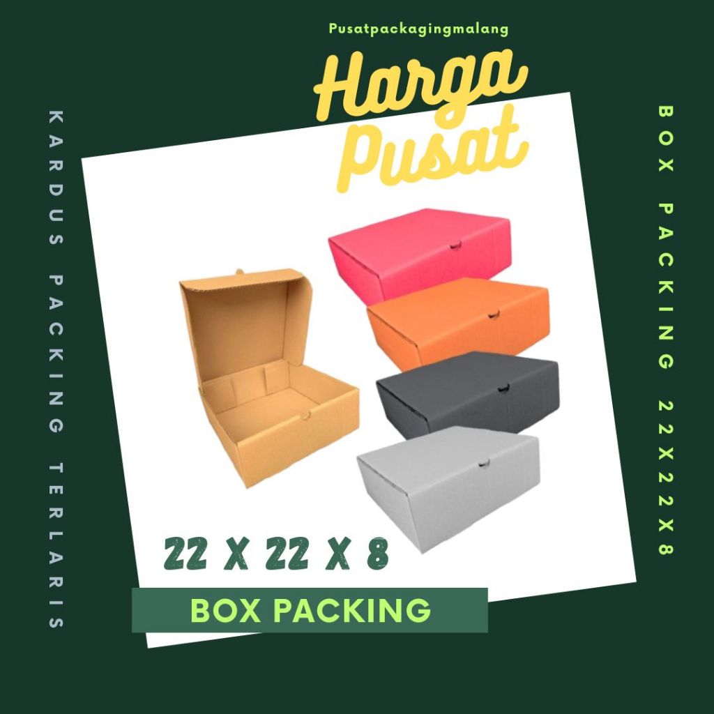

Box 22x22x8 LD Kardus 22x22x8 LD Dus Hampers 22x22x8 LD Kotak Packing Pizza Handuk Pusat Packaging