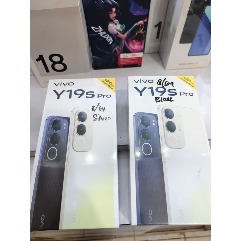 vivo y19s pro Ram 8/64GB segel box