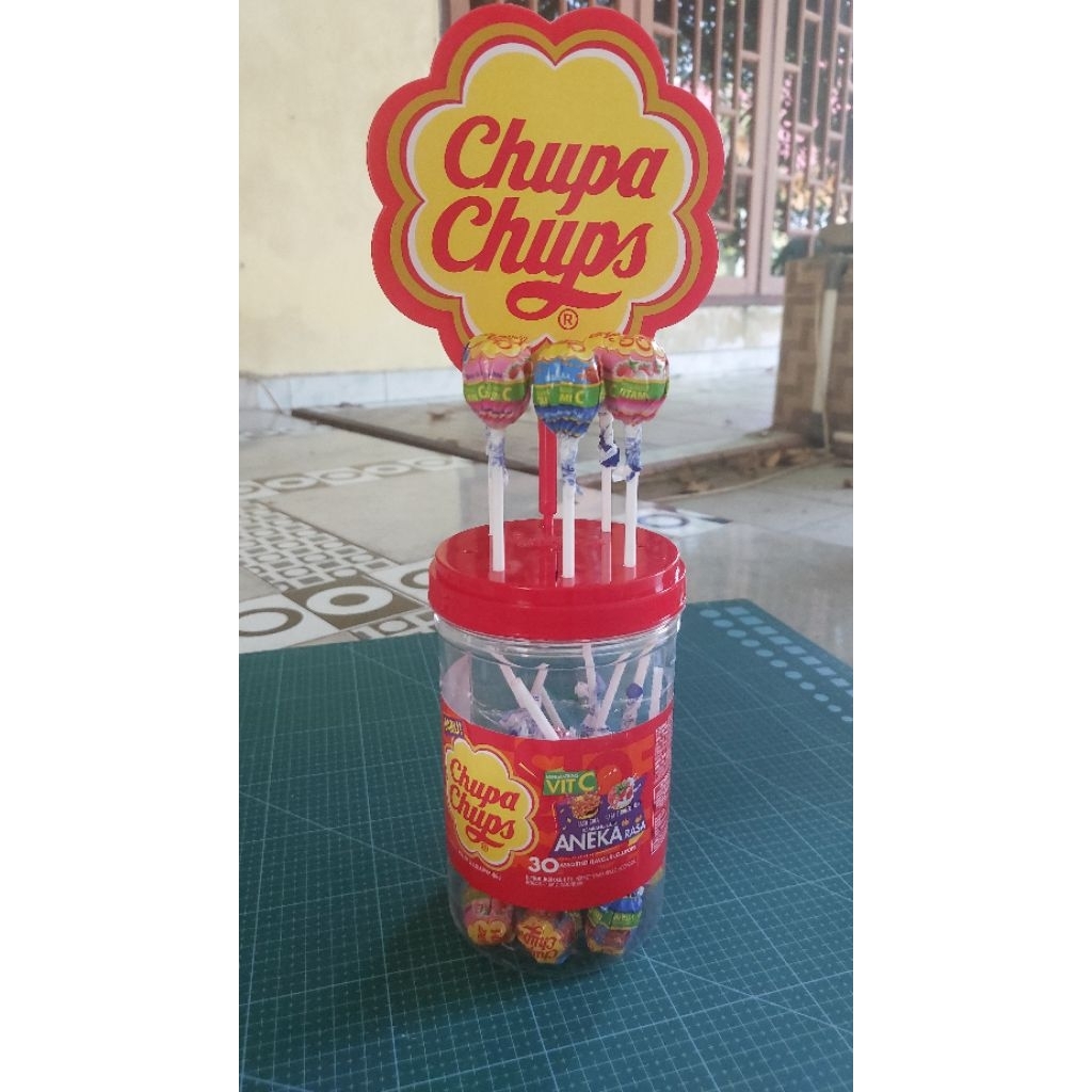 

Chupa Chups Lollipop (1 pcs) Aneka rasa 9gr