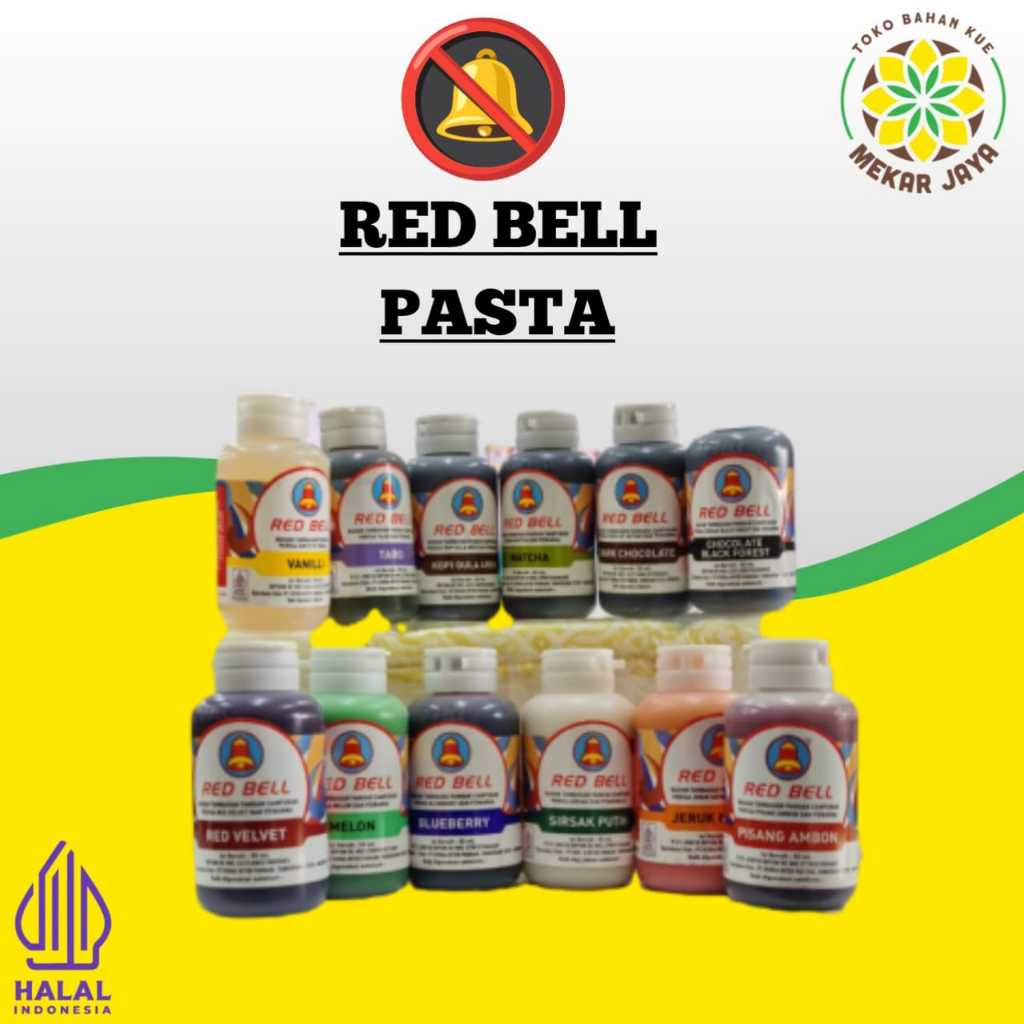 

Pasta RED BELL / Pasta Makanan RED BELL 55ML