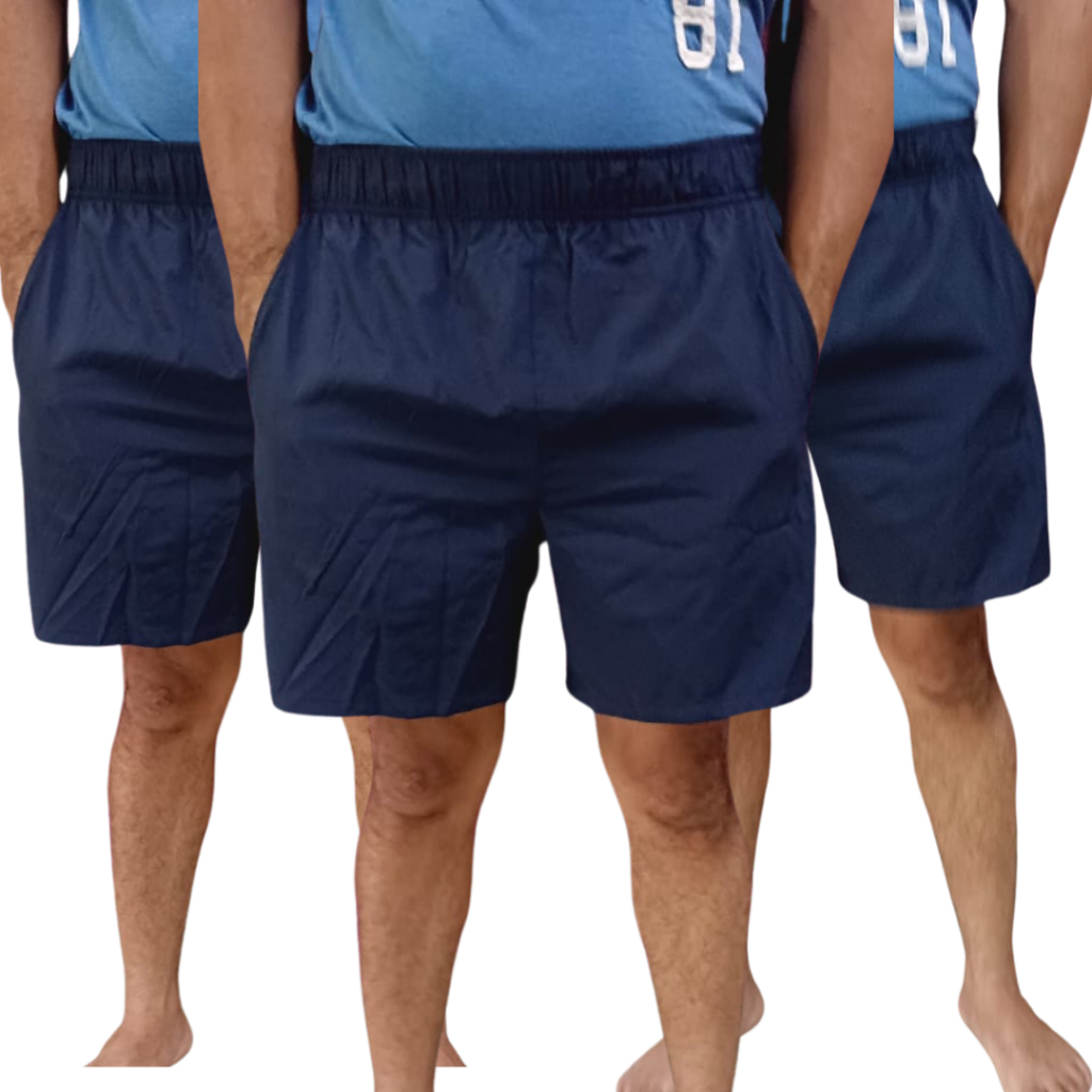 Celana Pendek Pria Pinggang Karet Kantong Kiri Kanan