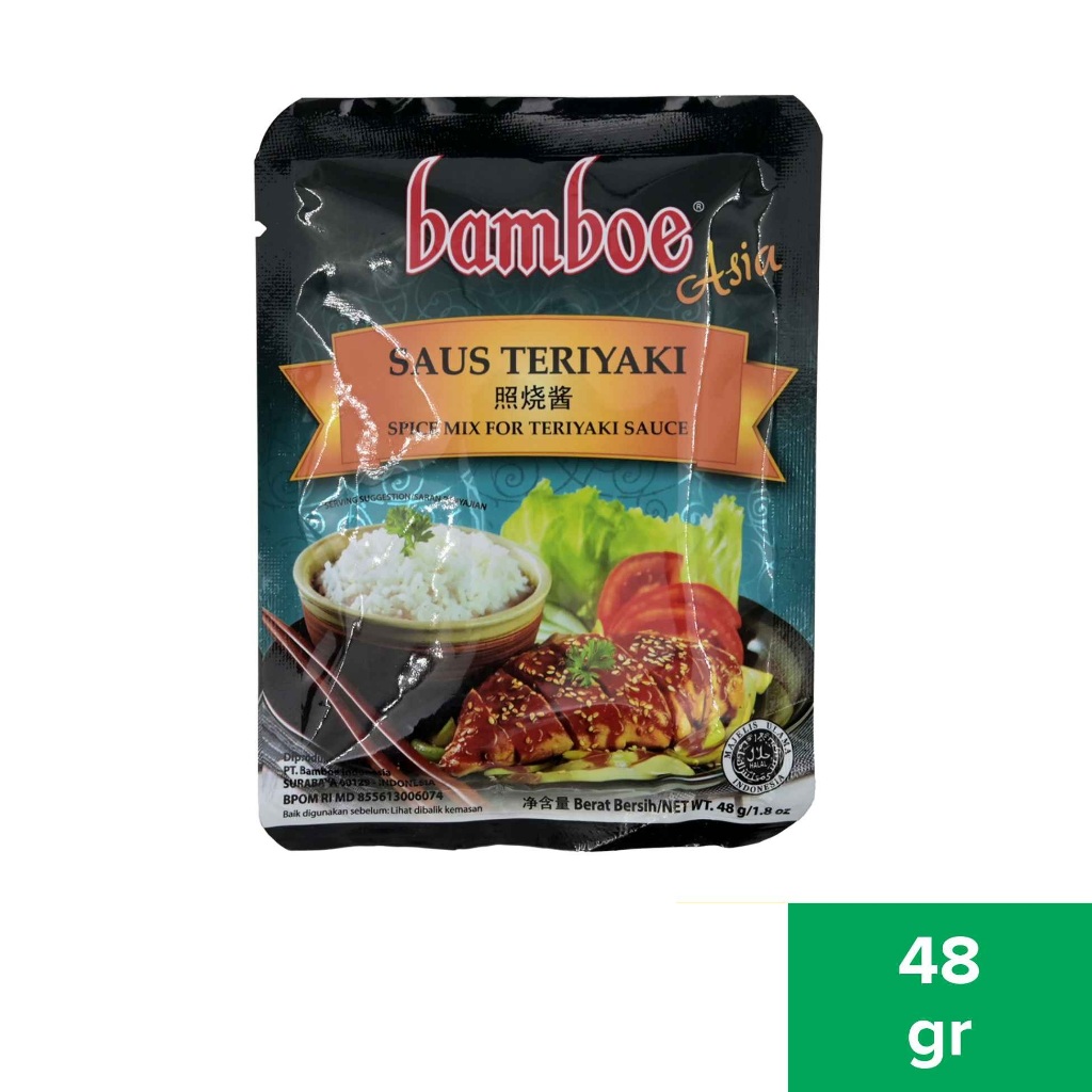 

Bumbu Bamboe Saus Teriyaki Asia / Saus Teriyaki Refill (48GR)