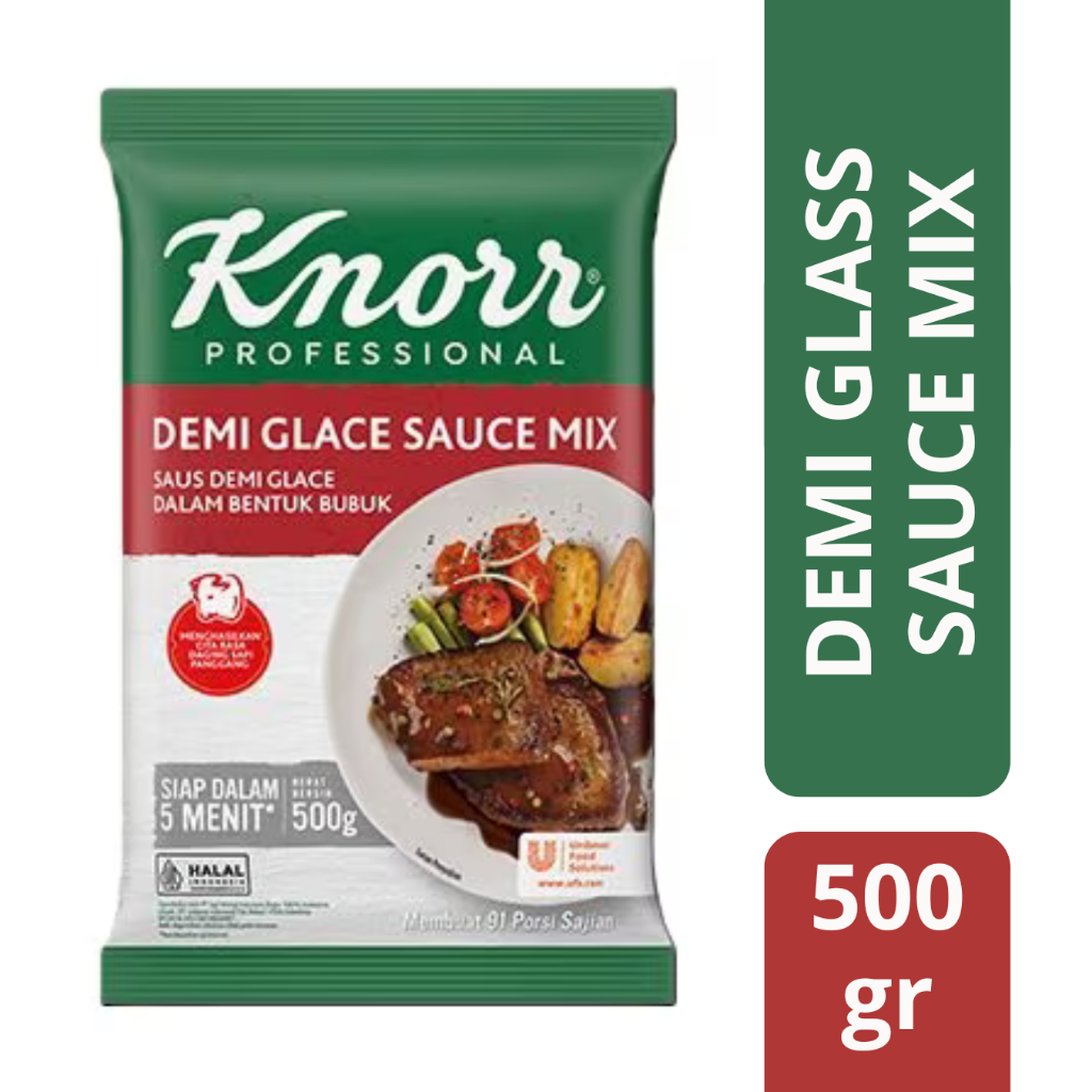 

KNORR Demi Glass Sauce Mix 500gr / Saus Demiglass Mix 500gr