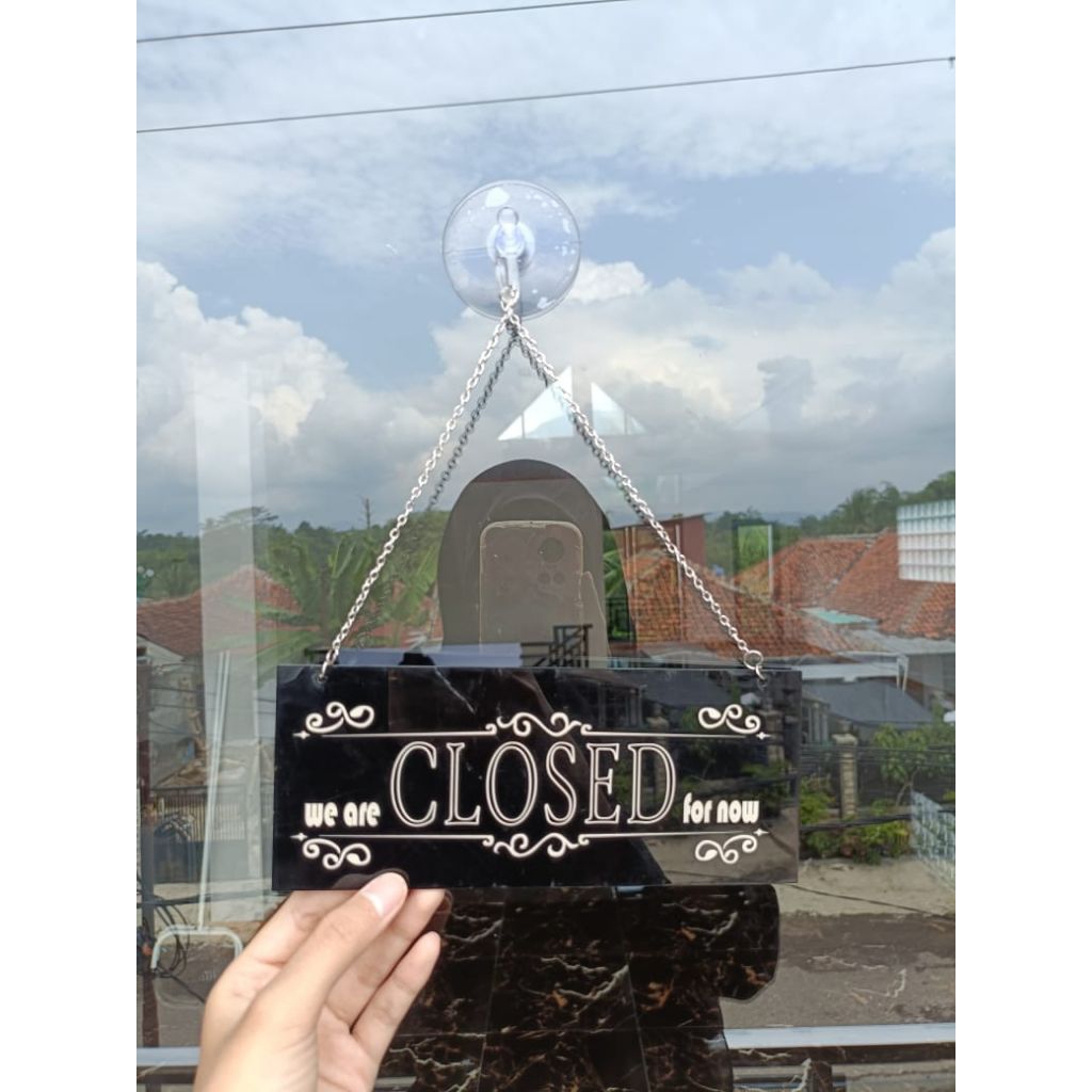 sign open close | tanda open close akrilik| tanda open close akrilik