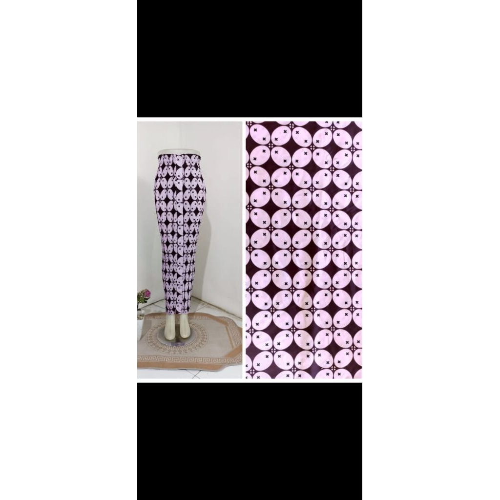 Jarik Plisket Instant Motif Kawung