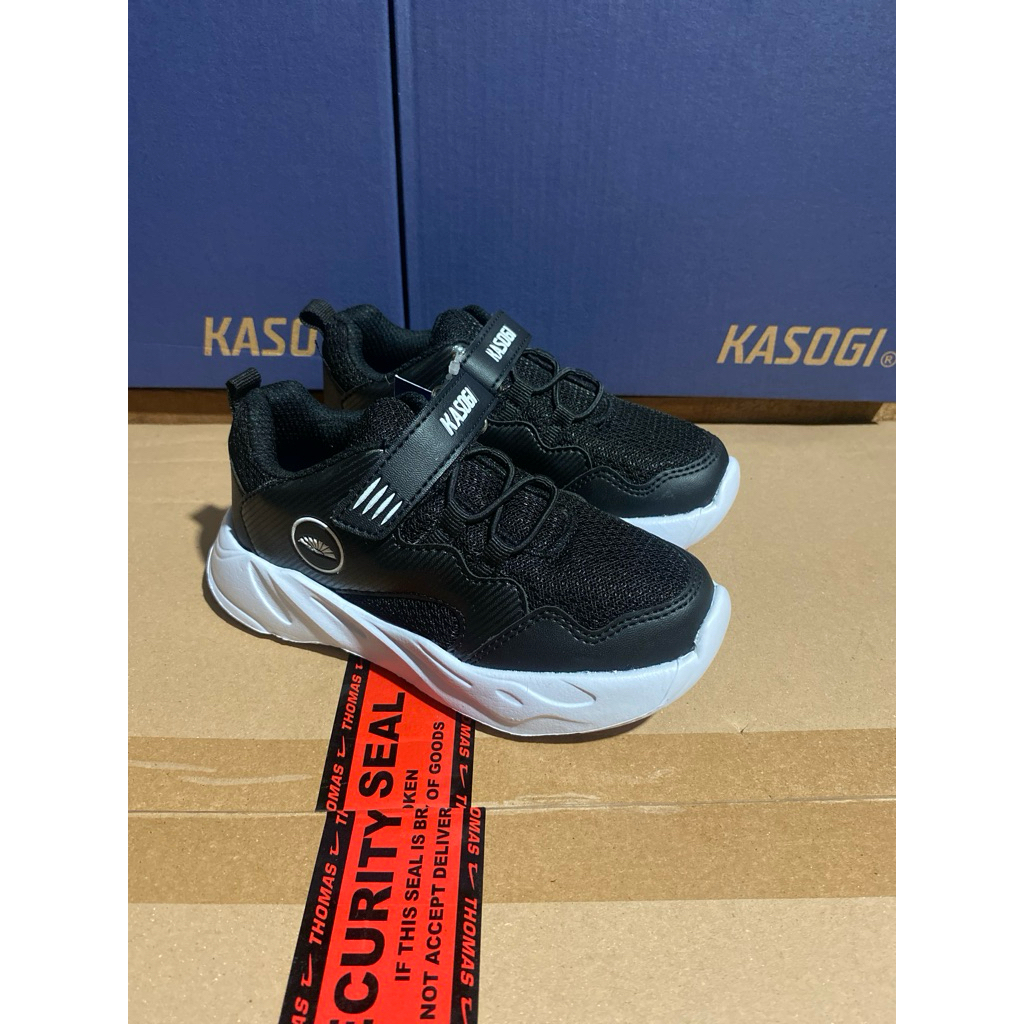 Sepatu sekolah - Sepatu anak - Apache by kasogi warna hitam putih