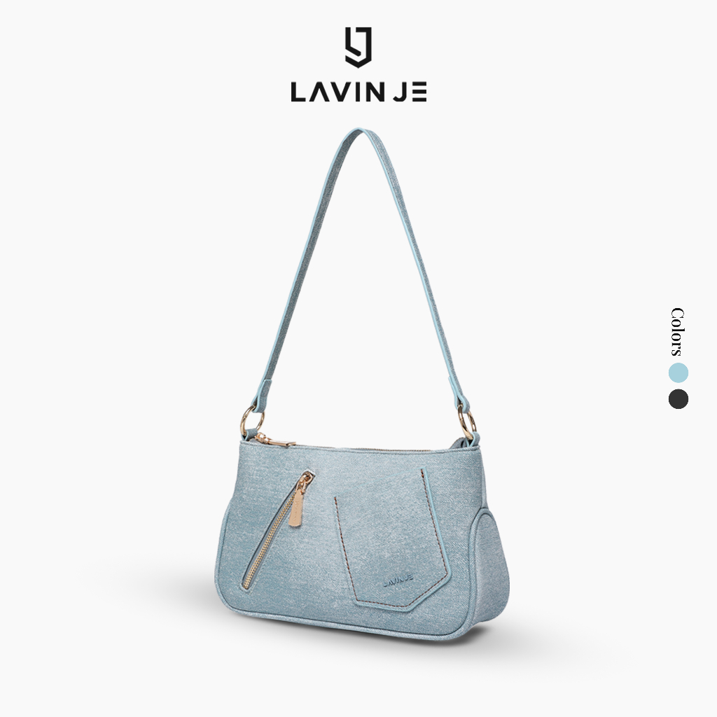 LAVIN JE Tas Wanita Bag Sabrina Tas Bahu Modis Motif Jeans Unik Woman's Fashion Shoulder Bag T1020