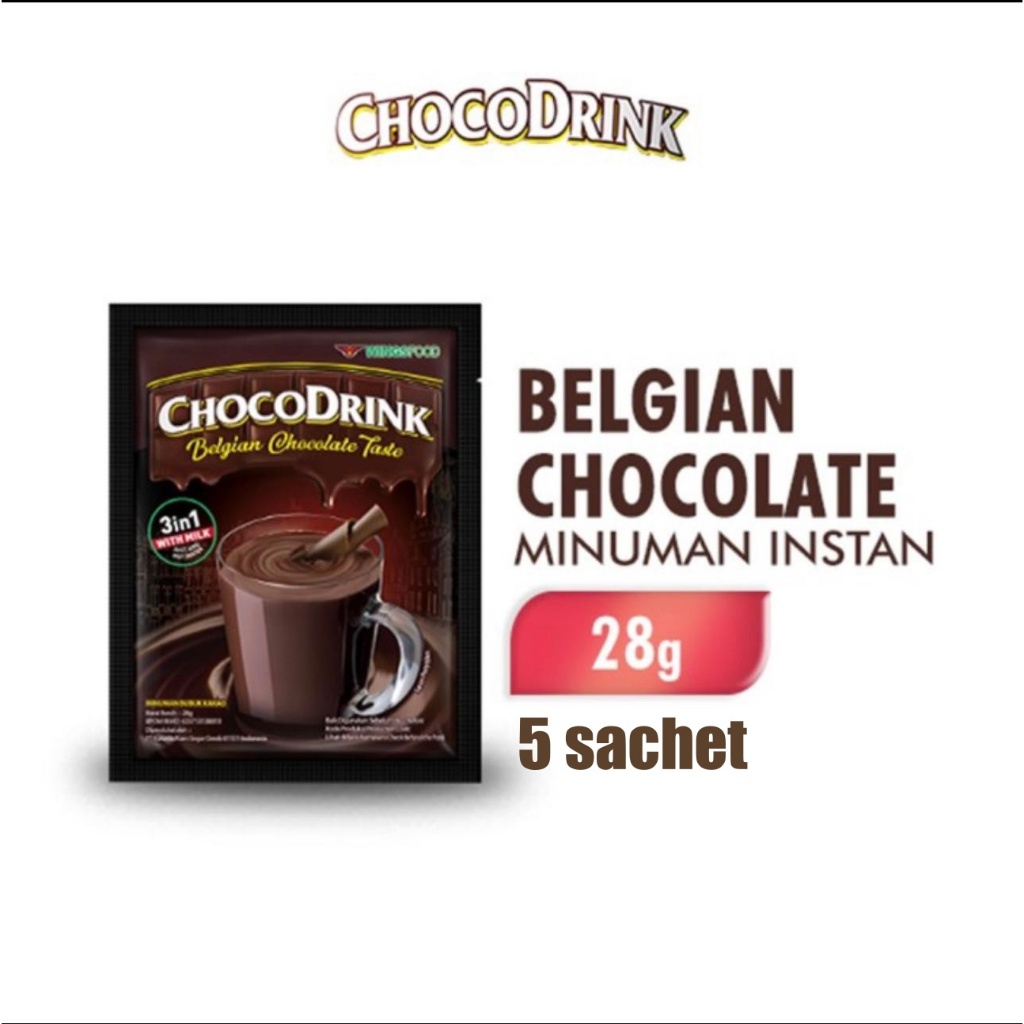 

Choco Drink Belgian Chocolate 5 sachet