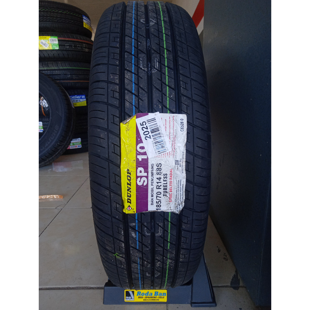 BAN BARU - DUNLOP SP10 185/70 R14 - BAN ORISINIL (OEM) MOBIL AVANZA ORIGINAL