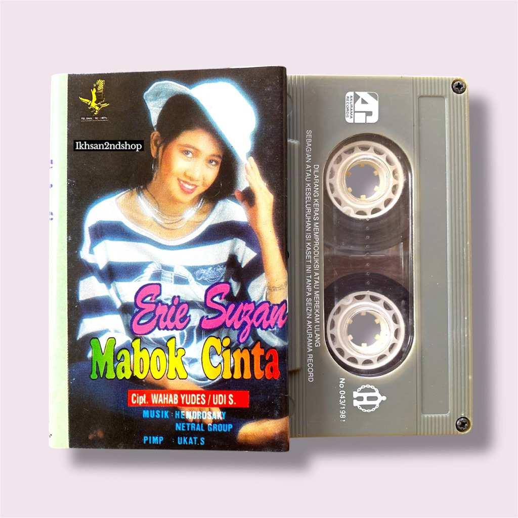 Kaset Pita Erie Suzan - Mabok Cinta