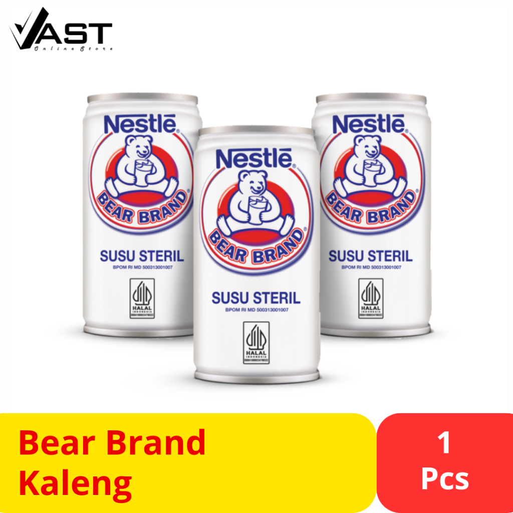 

Bear Brand Susu Beruang 189ml – Susu Steril, Baik untuk Daya Tahan Tubuh
