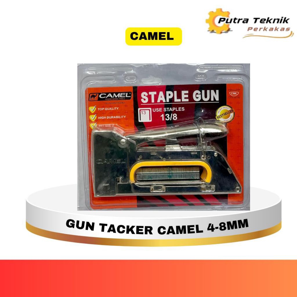 

GUN TACKER ALAT STAPLES CAMEL 4-8MM BLISTER 1 3/8 (051600111)