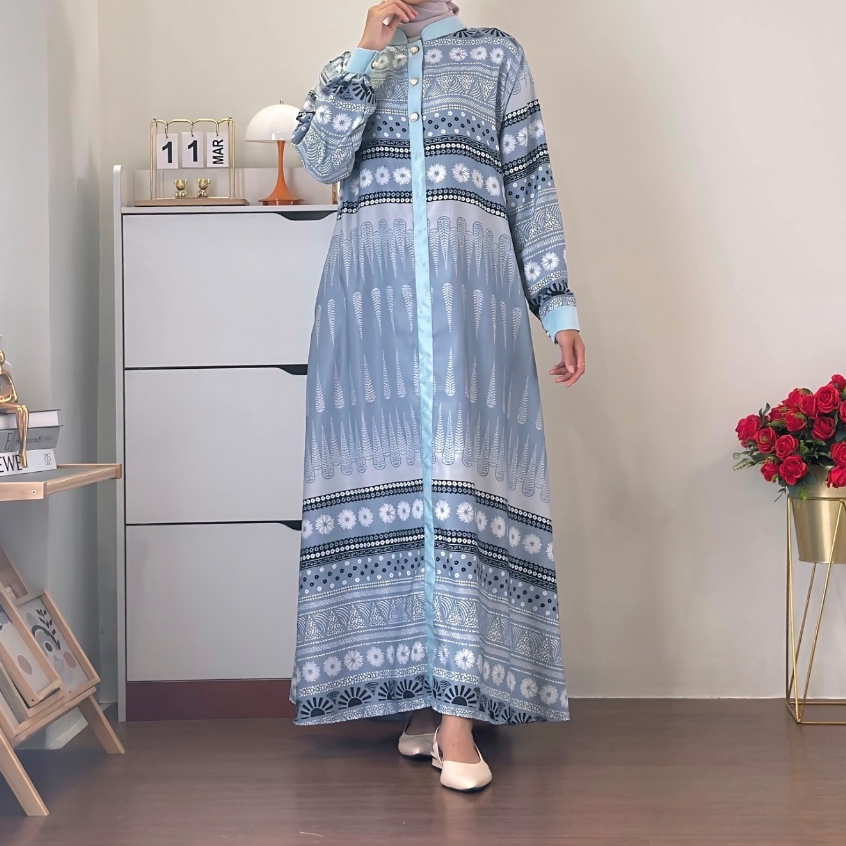 Jehan Store - Chandani Dress Raya Gamis Lebaran Series 2025