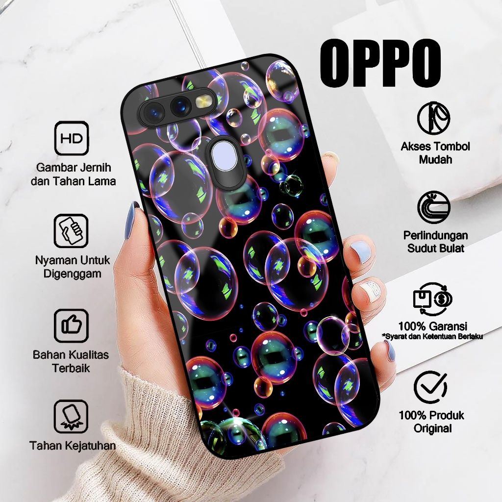 Case OPPO A5S OPPO A7 Casing OPPO A11K OPPO A12 A7X A12E A12S Motif BUBBLE GELEMBUNG Softcase Glossy