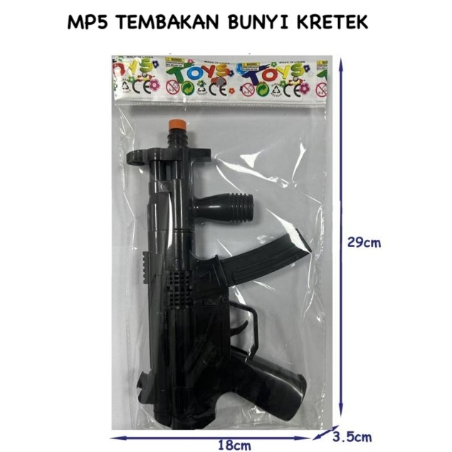 Mainan Anak MP5 Kretek mainan kretek tembak tembakan anak mainan anak laki laki gunfight