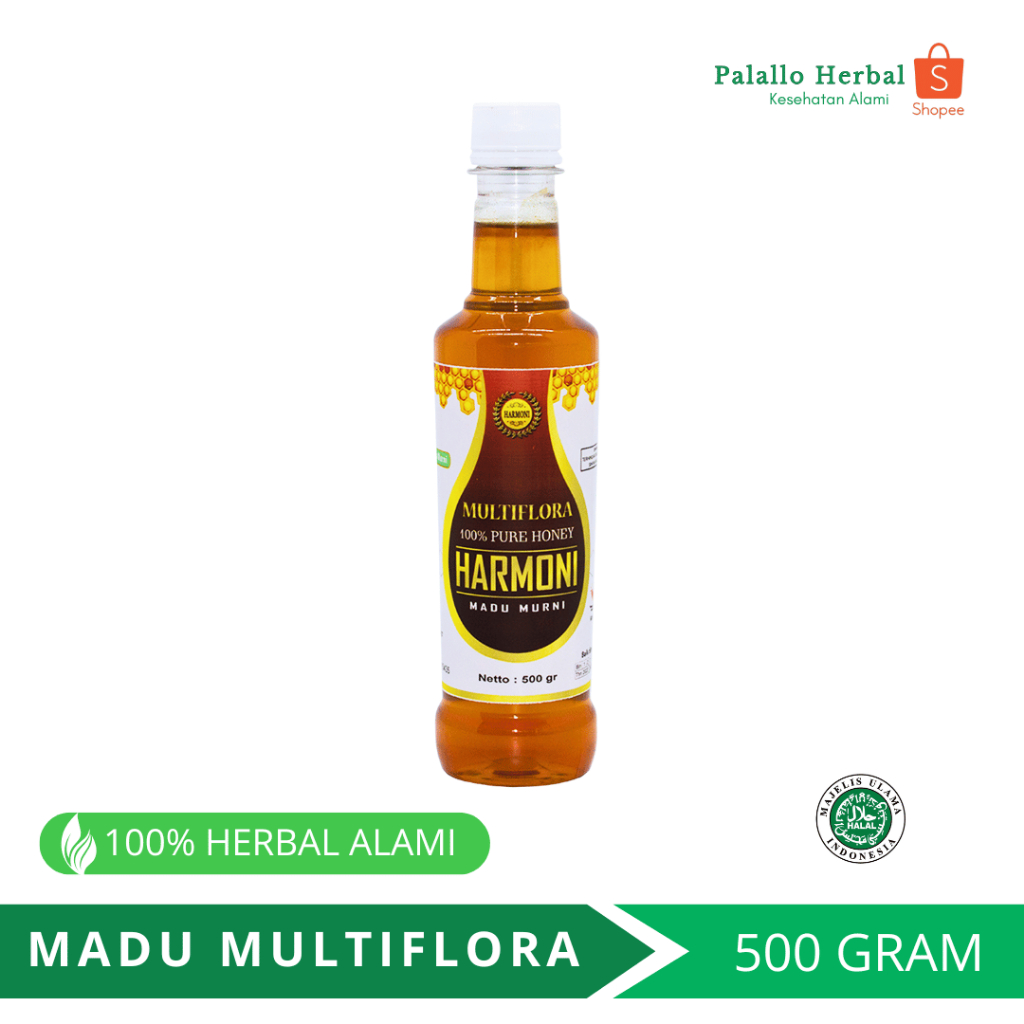 

Madu Murni Multiflora 500 gr | Madu Murni Asli Original Pure Honey Harmoni