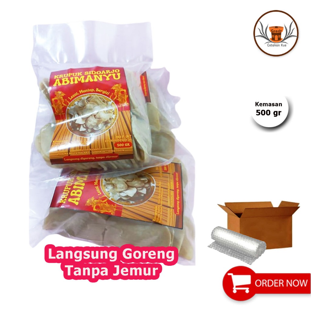 

Kerupuk Mentah Istimewa Khas Sidoarjo Langsung Goreng Tanpa Jemur