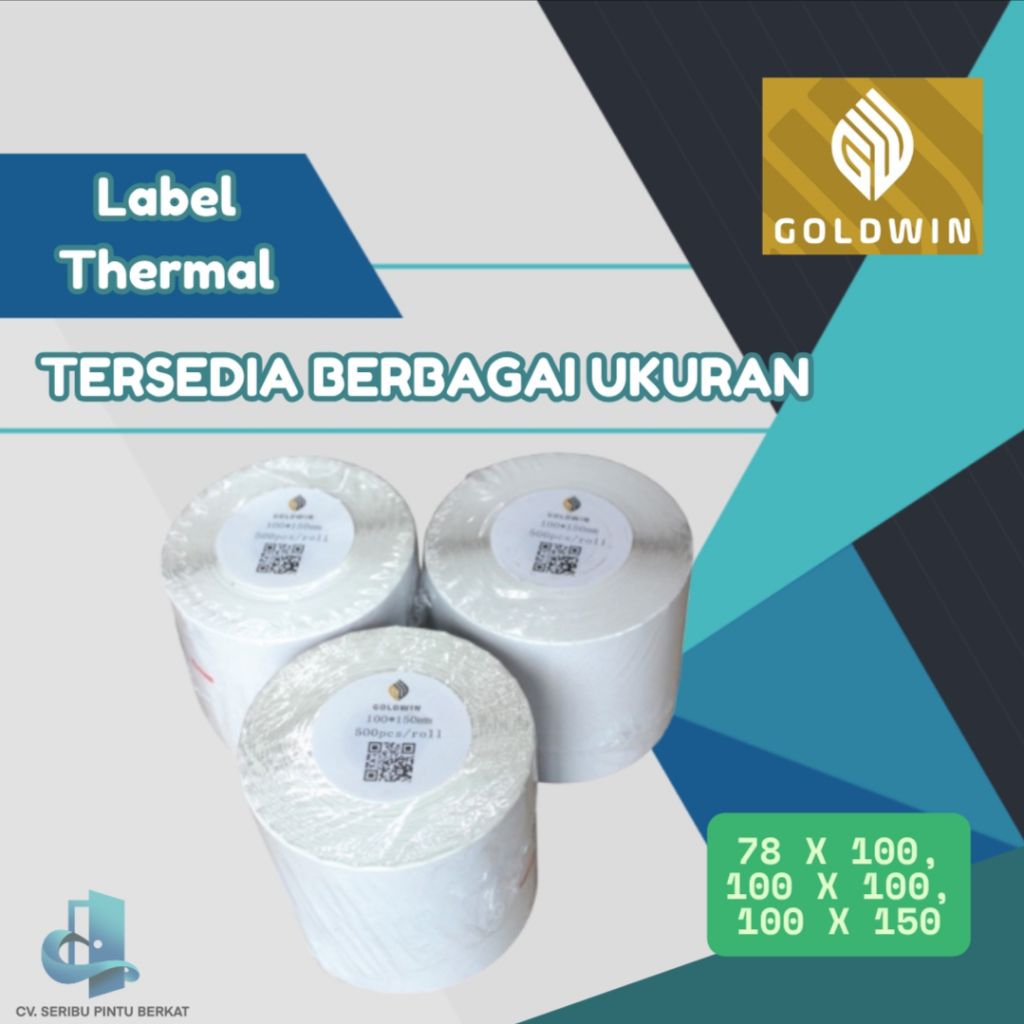 

LABEL THERMAL GOLDWIN (Tersedia Berbagai Ukuran)