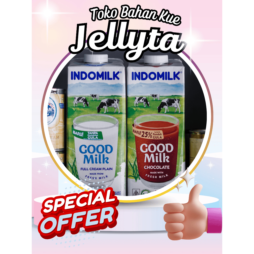

Indomilk Full Cream UHT Milk in Safe Packaging | 950 ML