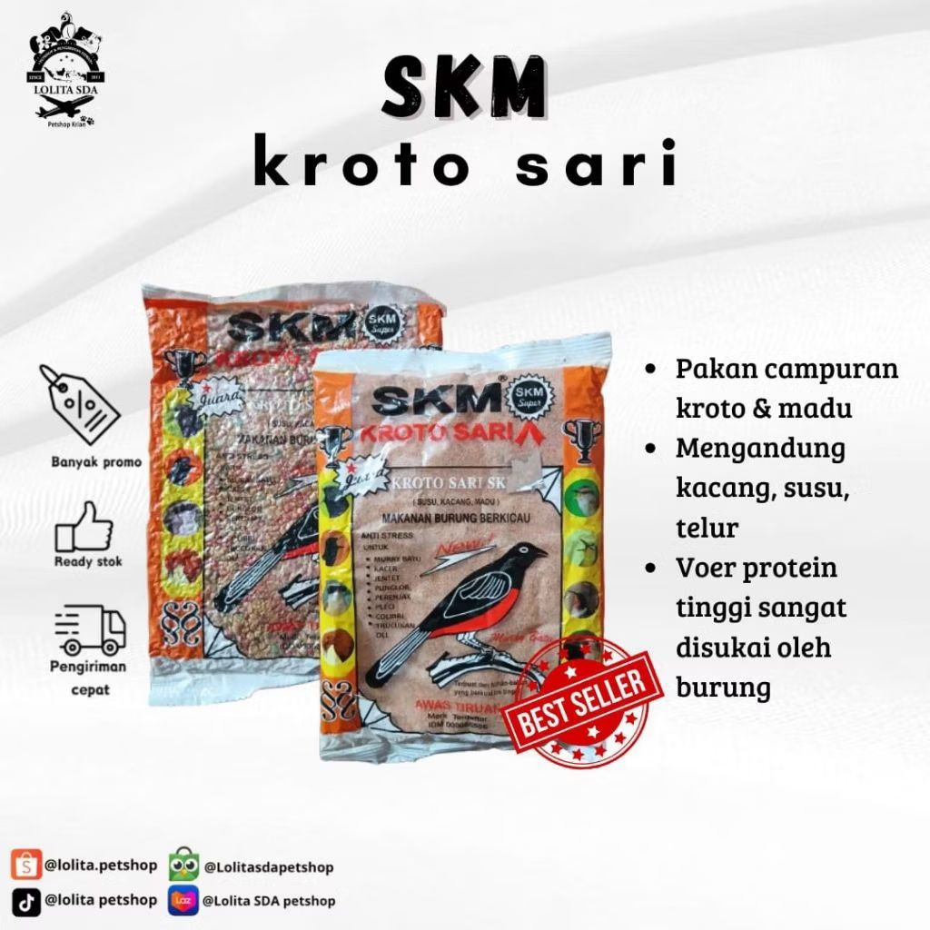 Voer SKM Kroto Sari / SKM Kasar Halus