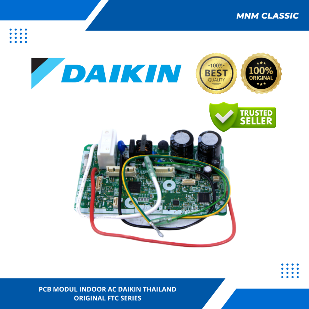 PCB MODUL INDOOR AC DAIKIN THAILAND FTC15NV14 FTC20NV14 FTC25NV14 ORIGINAL