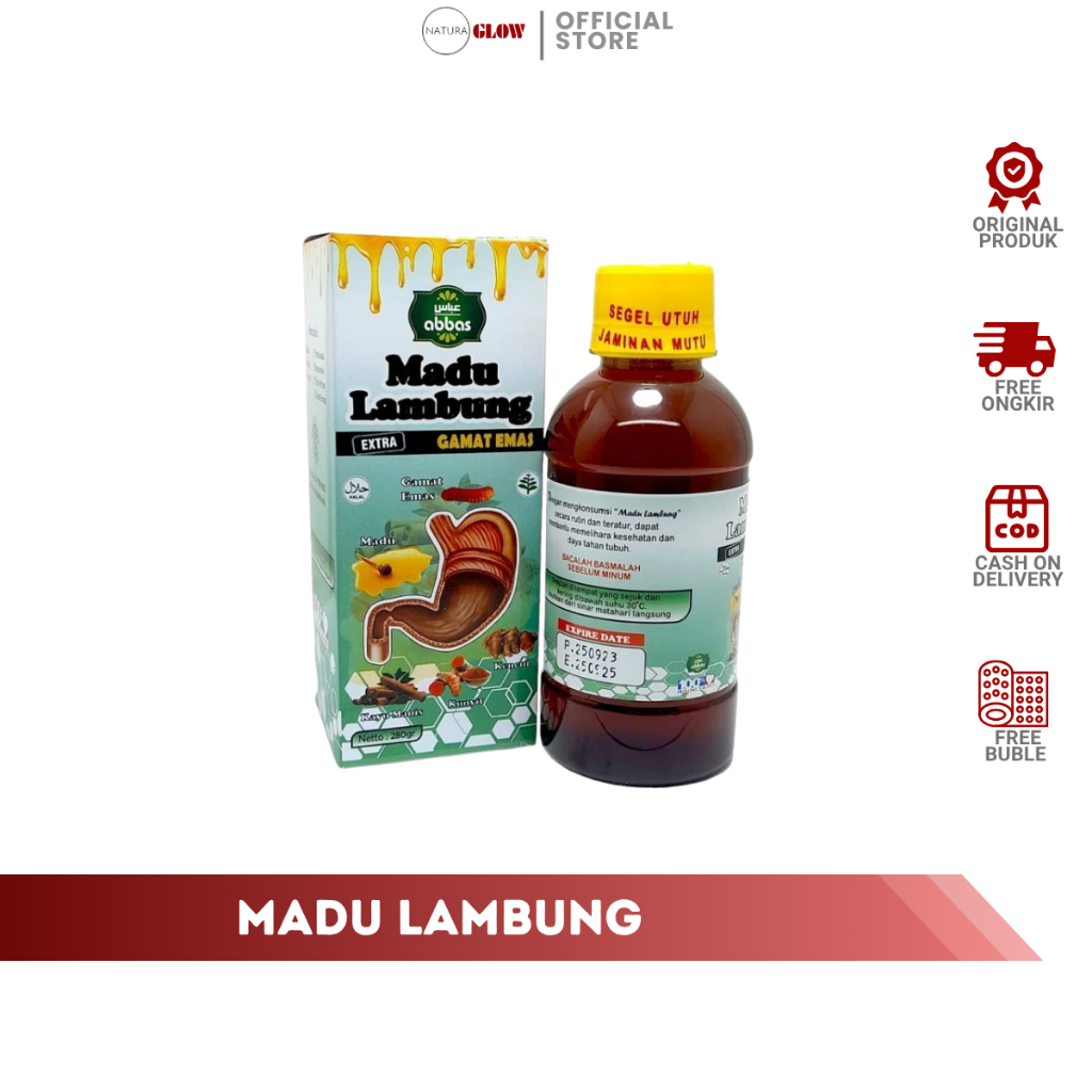 

MADU ABBAS UNTUK GERD – isi 280gr | atasi gangguan lambung | nyaman di perut | tanpa bahan kimia