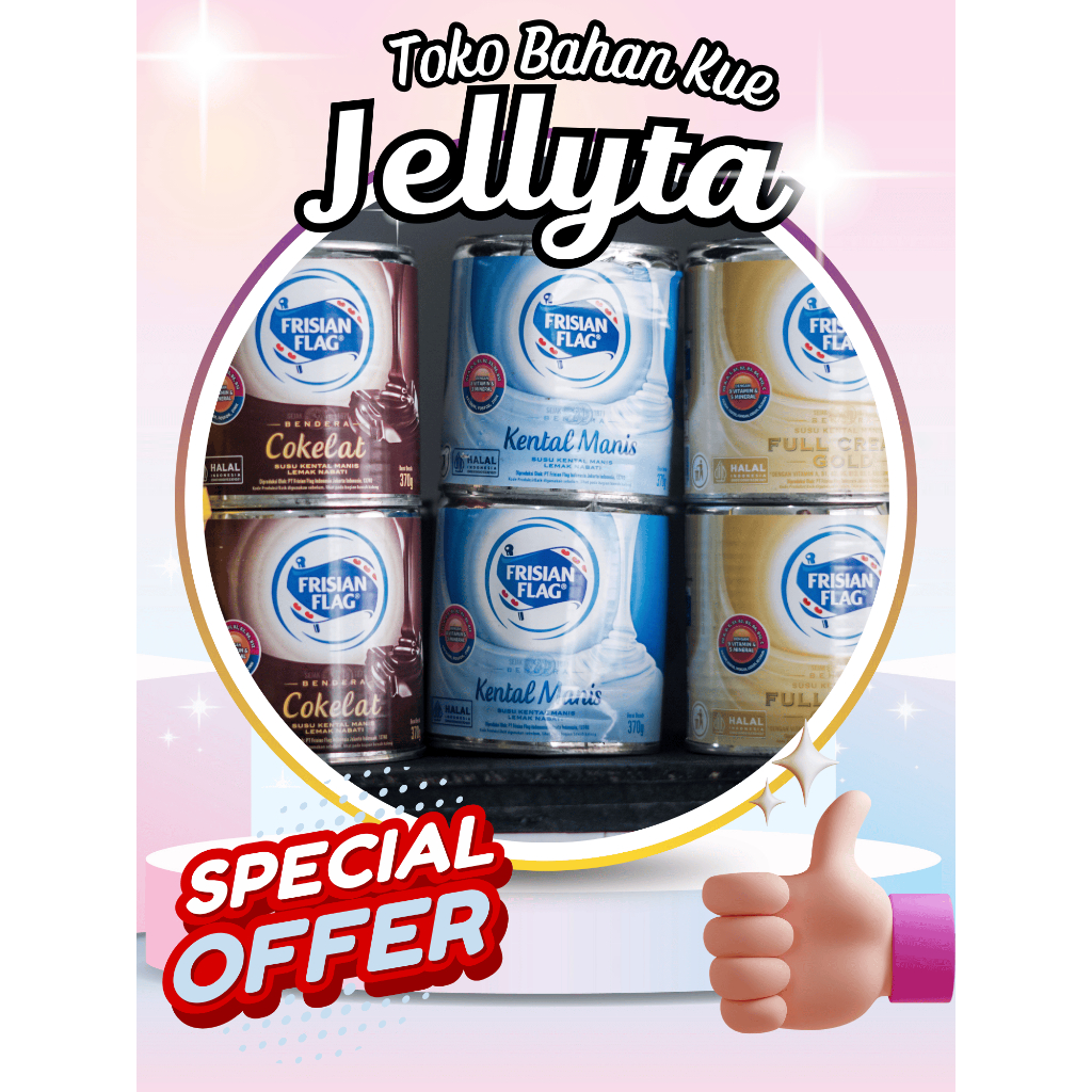 

Susu Kental Manis Frisian Flag Kaleng | 370gr
