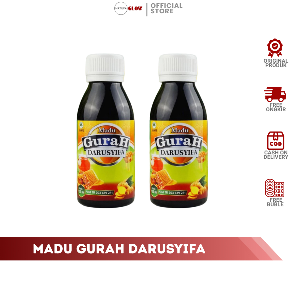 

MADU GURAH FLU & BATUK DARUSYIFA – madu herbal batuk & flu | aman untuk anak & dewasa | bantu redakan batuk berdahak | melegakan tenggorokan | 100% original | bisa COD